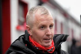 DELIGHTED . . .Derry hurling manager Johnny McGarvey. Photo: George Sweeney