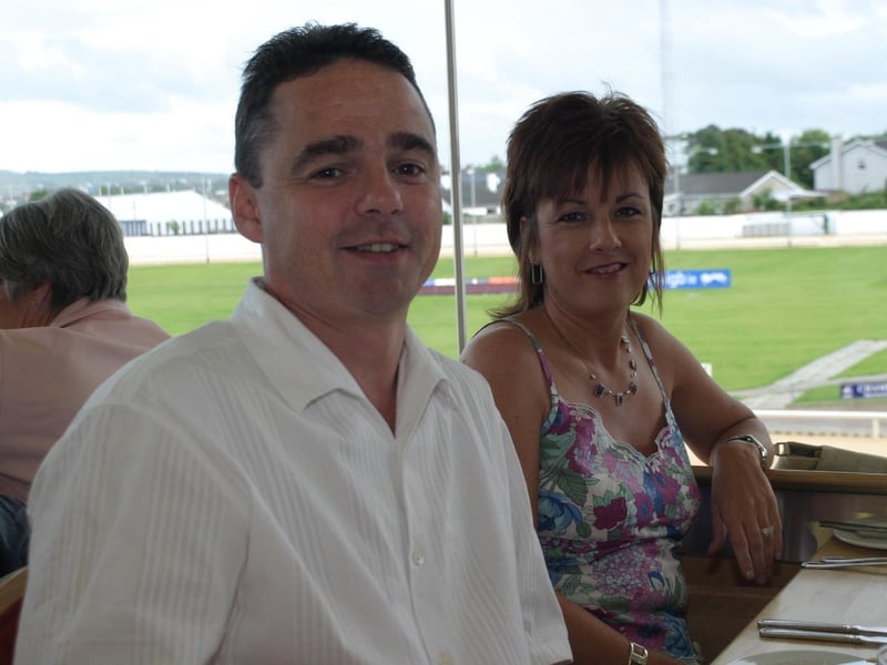 Parties and nights out in July 2004. Lifford Races
