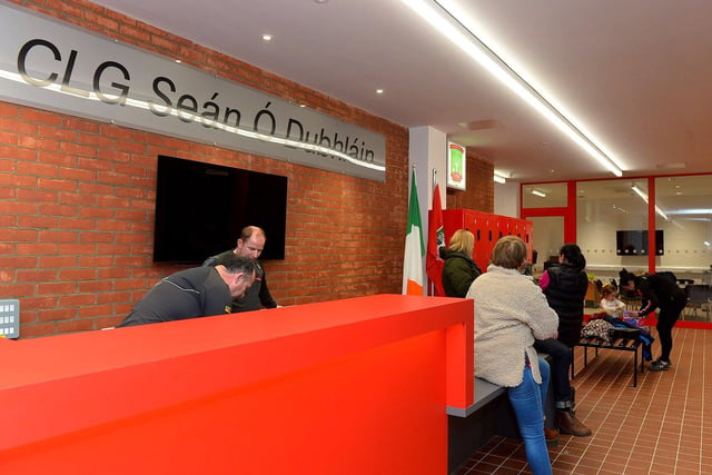The reception area at Sean Dolans GAC’s new state-of-the-art indoor arena.  Photo: George Sweeney. DER2305GS – 89