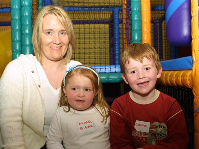 Carol McCay (mum), Brogan McCay and Conor McCay