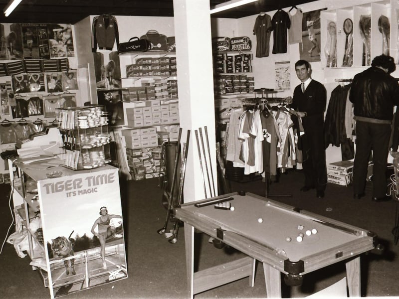 Customers at Strand Sports in Derry.
