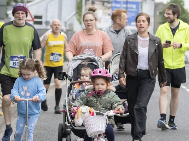 The Half Marathon saw all manner of competitor! (Photo: North West Newspix)