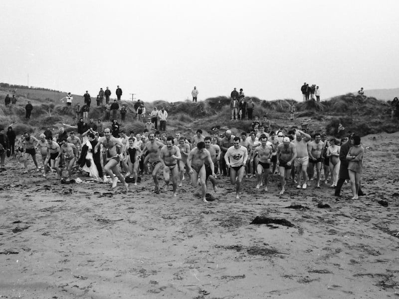 Lisfannon Christmas swim 1992