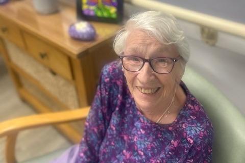 Eilish Hutchman, at Thackeray Day Centre