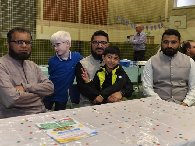 Families at the North West Islamic Association’s celebration of Eid Mubarak held in Templemore Sport’s Complex. Photo: George Sweeney