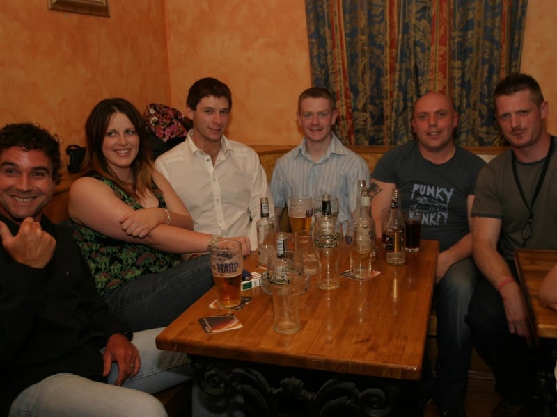 Pictured are patrons and staff at the Don Bar in Derry back in 2004.