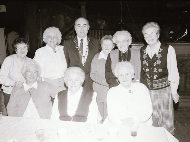 Senior Citizens' parties hosted by the Mayor John Kerr and St Eugene;s parish.
