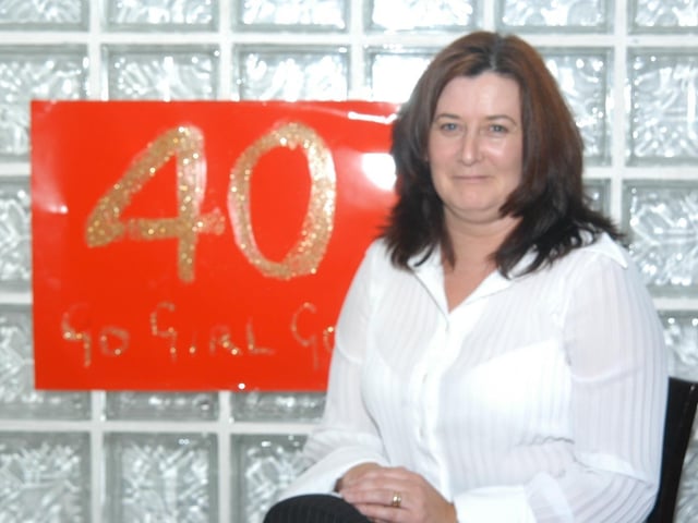 Parties and celebrations in November 2004: Marie Barr.