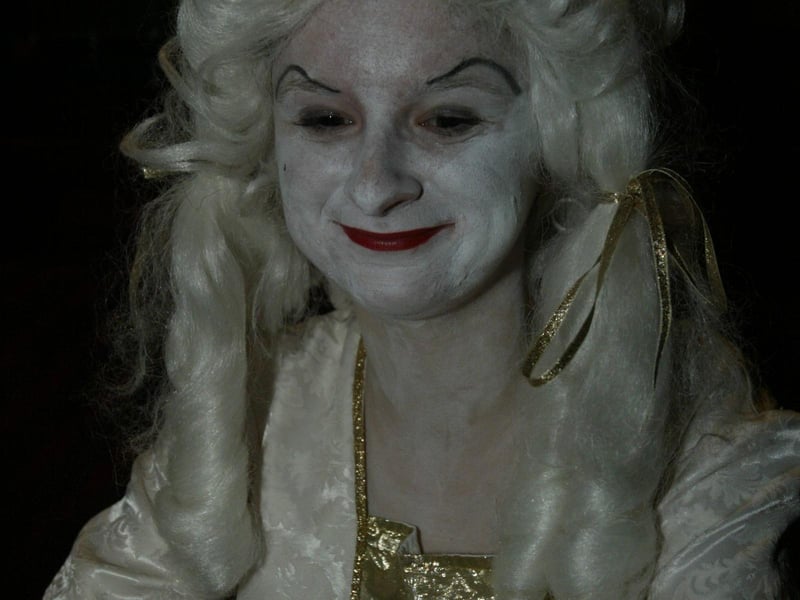 Cathy Duddy is a bit off colour. (0311JB59):20 YEARS ON: Halloween celebrations in Derry in 2003