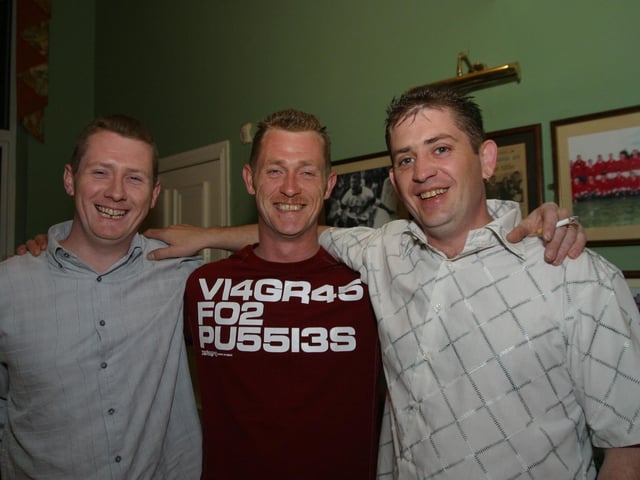 Parties and celebrations in July 2004: Liam Curran.