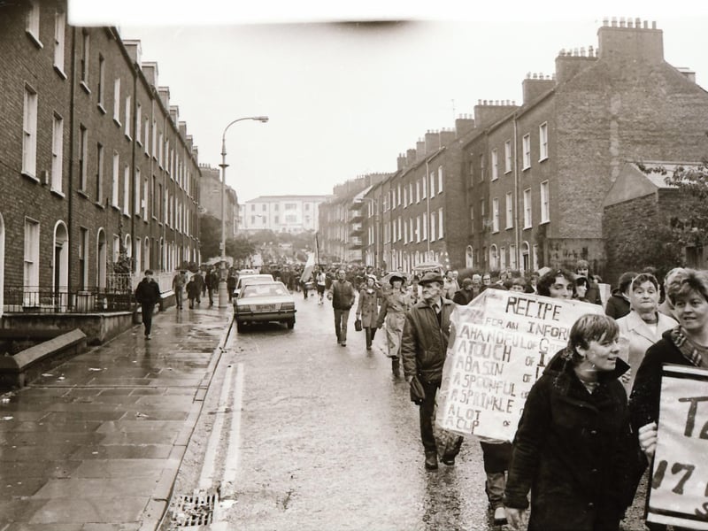 A Citizens Against Show Trials and Informers march and rally in Derry.