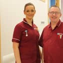 Rebecca Harte, Children’s Respiratory/Allergy Nurse and Damien McHugh, Paediatric Diabetes Specialist Nurse at South West Acute Hospital, Enniskillen