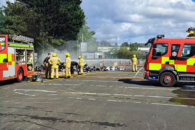 Two fire appliances from the Northland Road fire station in the city attended the scene following a report of a fire in the Buncrana Road area shortly after 12.30pm.