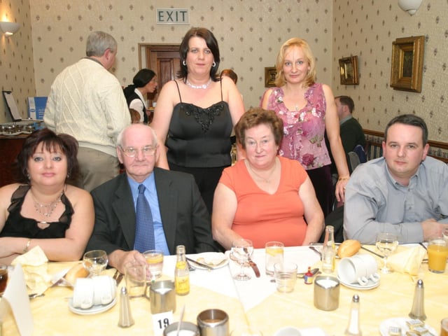 Pictures of Derry people partying in November 2003