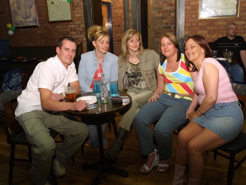 Pictures of birthdays, fundraisers and pub outings in July 2003