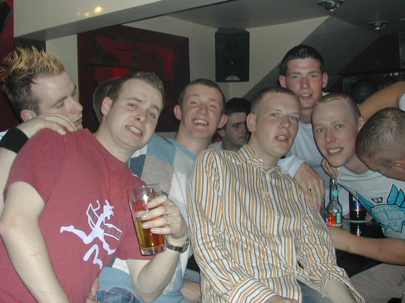 Lads enjoying the craic.