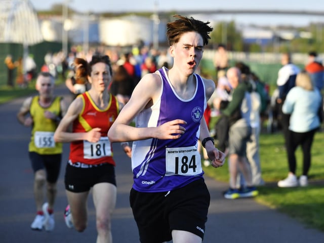 Foyle Valley’s Louis O’Doherty (184).  Photo: George Sweeney