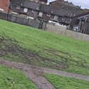 Damage caused to the Black Paths in Galliagh by people on Scramblers and Quad bikes.