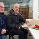 St Eugene's Scouts veterans Martin McDaid (right) and Dessie Taylor pictured in the Derry Journal office.