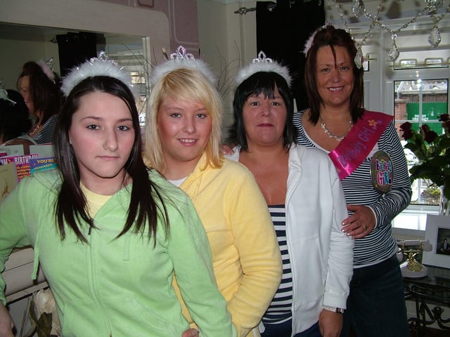 DSCF5418
Birthday Girl Ann pictured with the Mooneys, Catherine, Maressa and Marie. : Parties and celebrations March 2006: Ann Melly.