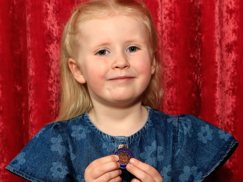 Fiadh O'Neill, 34d in the children's verse P1 at Feis Dhoire Cholmcille. (Photo - Tom Heaney, nwpresspics) : .