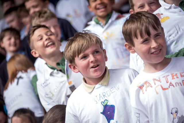 The annual Fan the Flame mass was celebrated recently in Celtic Park for pupils who recently made their confirmation.
