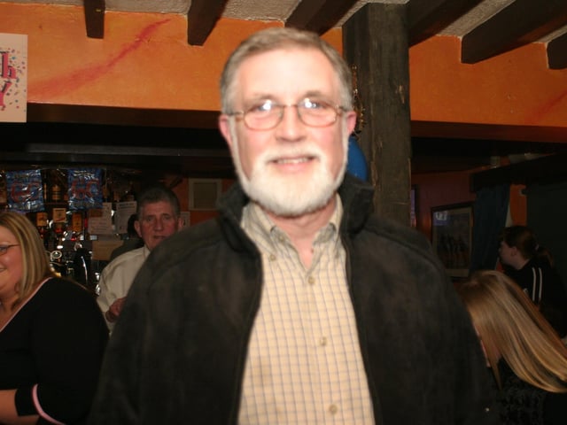 Party celebrations back in 2004: Patrick Bell.