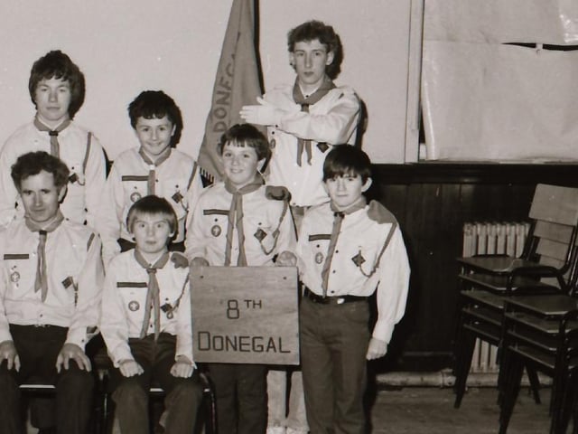 Scouts Investiture at Carndonagh.