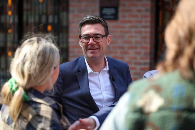 British Prime Minister Andy Burnham during his first official visit to Belfast. Photo by Matt Mackey