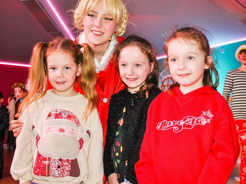 'Twas the week before Christmas' in Studio 2 in Derry with the Grinch, Santa, Mrs Claus, Cindy Lou Who, the elves and a Christmas Fairy.