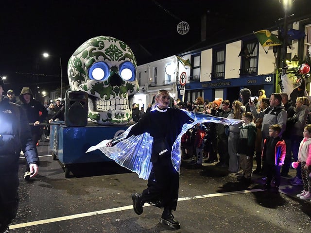 Halloween Parade in Buncrana on Sunday evening. Photograph: George Sweeney