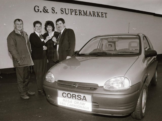 G&S Car Draw winner in Carndonagh.
