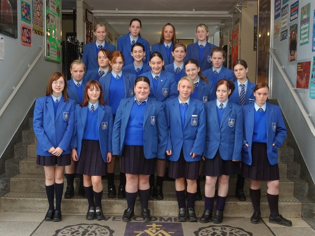 Derry and Donegal secondary school pupils in October 2003
