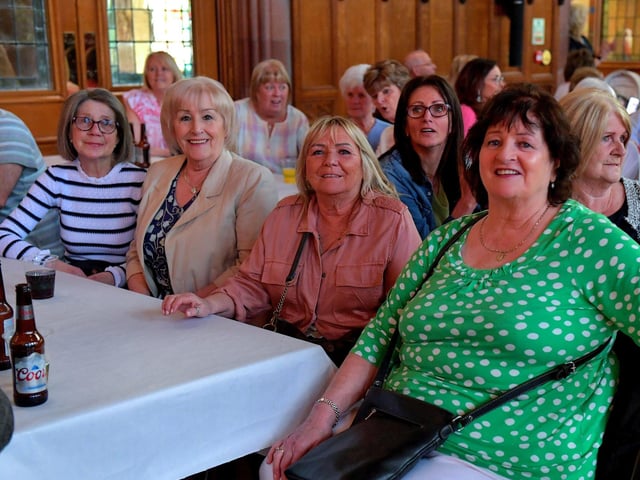Revellers enjoy a jazz performance in the Guildhall, from the Jive Aces, during the Jazz Festival weekend.  Photo: George Sweeney.  DER2317GS –154
