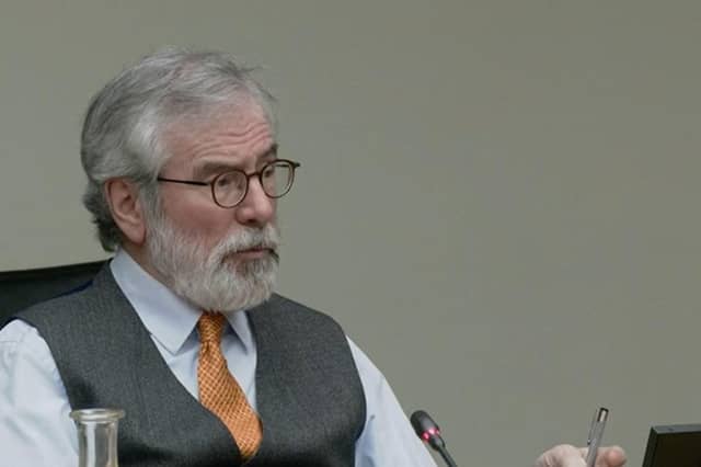 Gerry Adams, addressing the Joint Committee on the Implementation of the Good Friday Agreement