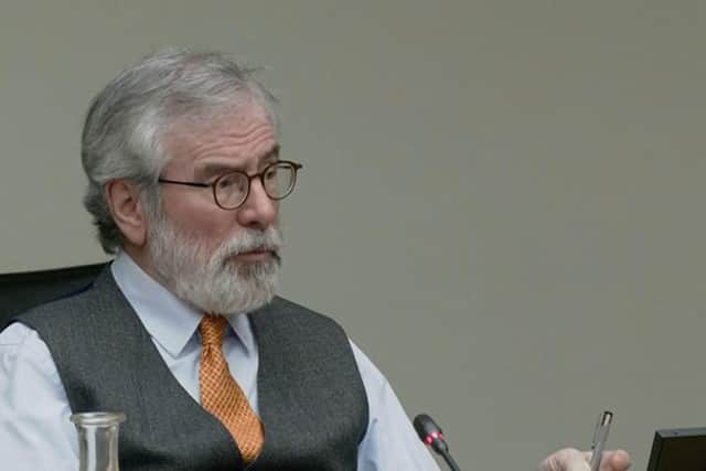 Gerry Adams, addressing the Joint Committee on the Implementation of the Good Friday Agreement