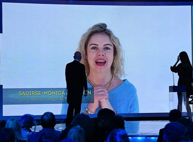 Saoirse Monica Jackson joined the ceremony via videolink. Anthony Harvey/Channel 4/Shutter