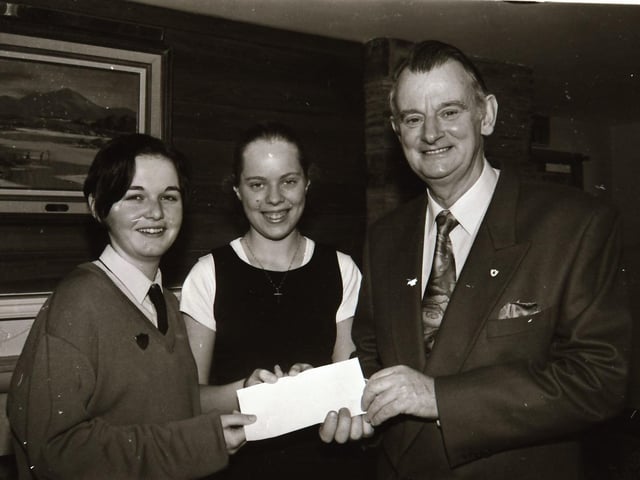 Foyle Hospice cheque presentations.