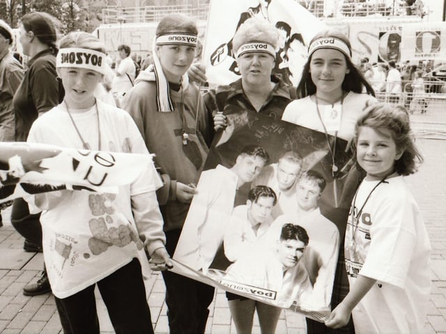 The Boyzone Roadshow in Derry back in July 1995