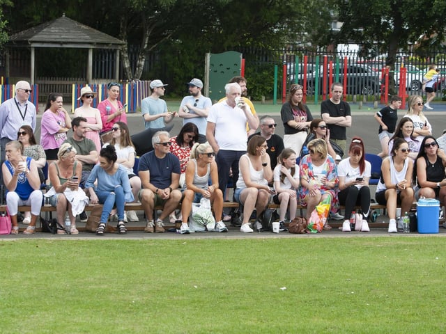 Parents and grandparents enjoying the summer sun at the Greenhaw Primary School sports day. (Photos: Jim McCafferty Photography)