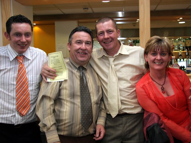 Declan Carlin, Michael McCullagh, Kenneth McGettigan, Geraldine Vambeck 0527JML : Parties and celebrations across Derry in May 2006.