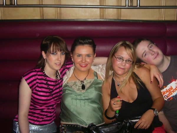 Revellers on a night out in Cafe Roc and Earth in December, 2005.