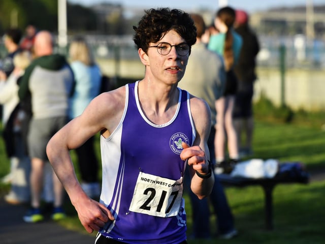Foyle Valley’s Adam Tancred.  Photo: George Sweeney