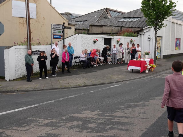 The Corpus Christi Procession in Buncrana.