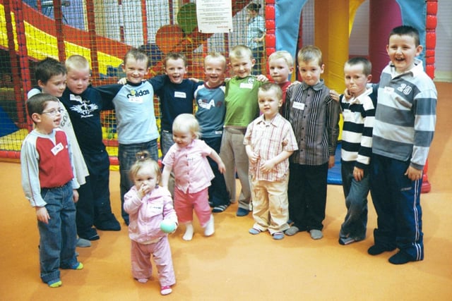 Birthday boy Tony Cregan pictured enjoying the craic at the Fun Factory with his friends. 150503HG3