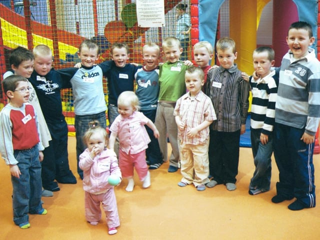 Birthday boy Tony Cregan pictured enjoying the craic at the Fun Factory with his friends. 150503HG3
