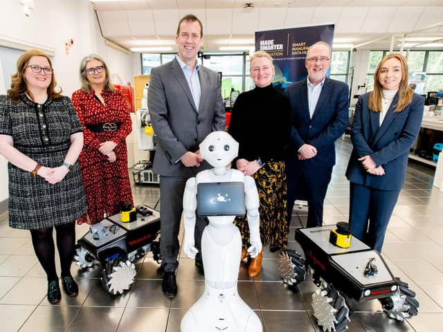 Pictured L-R are: Kelly-Marie Nolan, Regional Director France, Invest NI; Rosalind Young, Investment Manager, Derry City & Strabane District Council; Steve Harper, Executive Director of International Business, Invest NI; Professor Michaela Black, Professor of Artificial Intelligence, Ulster University; Des Gartland, North Western Regional Manager, Invest NI; Dearbhla O'Neill, FDI Business Development Director, Invest NI.