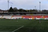 Work on the North Stand in the Ryan McBride Brandywell Stadium has been completed.  Photograph: George Sweeney