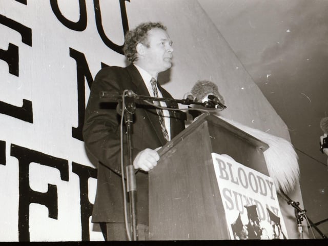 Bloody Sunday commemorations in January 1996.