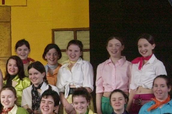 The cast of Grease from Scoil Mhuire, Buncrana, which runs from the 12th to the 14th of February. (0402PG23)